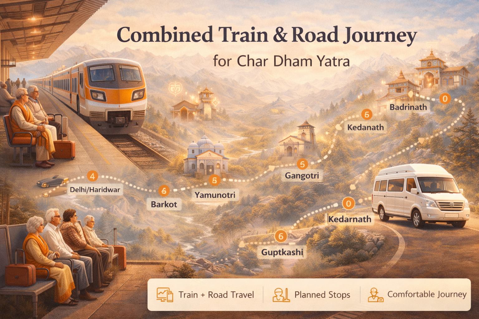 Char Dham Yatra Package by Train