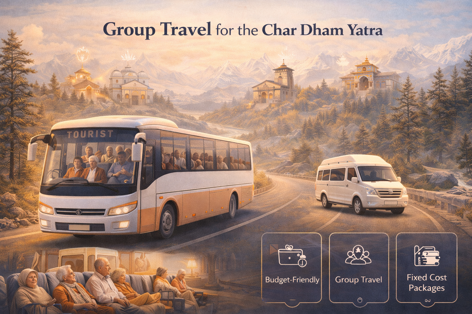 Char Dham Yatra Package by Bus