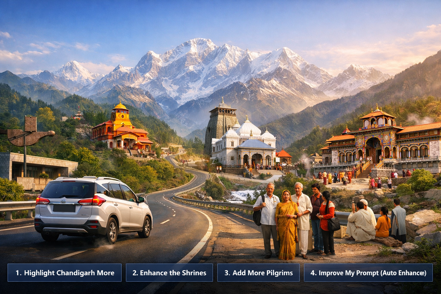 char dham yatra package from chandigarh