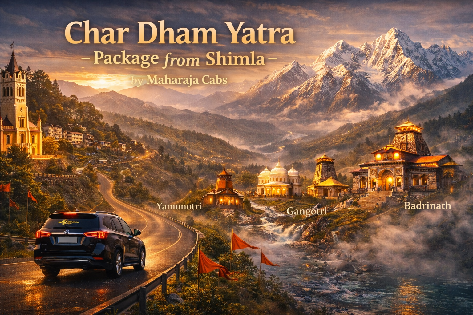Shimla To Char Dham Yatra Package